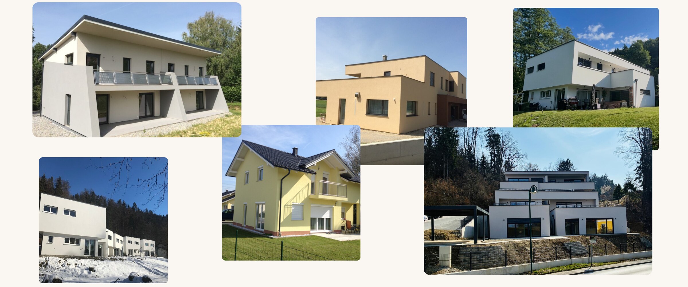 Robi & Co — Eine Auswahl unserer fertiggestellten Bauprojekte in der Steiermark